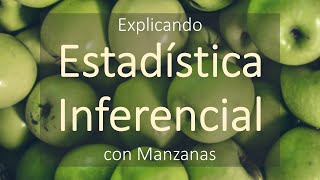 Explicando Estadística Inferencial con manzanas [upl. by Wartow]