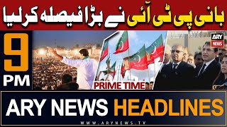 ARY News 9 PM Prime Time Headlines  22nd February 2024  PTI Chiefs Big Decision  Big News [upl. by Adnaugal481]