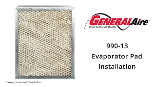 GeneralAire 99013 Evaporator Pad Installation [upl. by Alo]