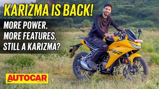 Hero Karizma XMR review  More power more features still a Karizma  First Ride  Autocar India [upl. by Anni]