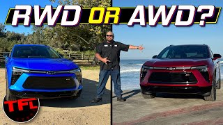 2024 Chevy Blazer EV Reviewed amp Compared Is It Worth the Upgrade to AWD Over RWD [upl. by Coretta]