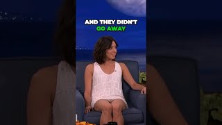 Aubrey Plaza Conan OBrien amp GO THE  AWAY 🤬🤣 shorts aubreyplaza conanobrien [upl. by Harrod]