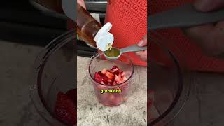 Limonada de fresa casera si porfavor 🍓🍋🤤 ninjacreami ninjamexico  publicidad [upl. by Nobell]