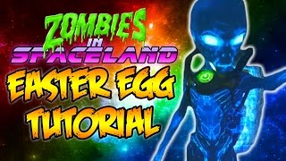 INFINITE WARFARE ZOMBIES  FULL EASTER EGG TUTORIAL GUIDE WALKTHROUGH ZOMBIES IN SPACELAND [upl. by Ivett]