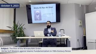 The Rise of the Ni‘matullāhī Order Sufi Masters against Islamic Fundamentalism in 19thCentury [upl. by Ezarra]