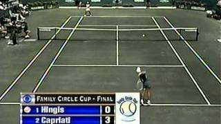 2001 Charleston Final Jennifer Capriati vs Martina Hingis Part 1 [upl. by Oiliruam464]