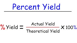 How To Calculate Theoretical Yield and Percent Yield [upl. by Vera283]