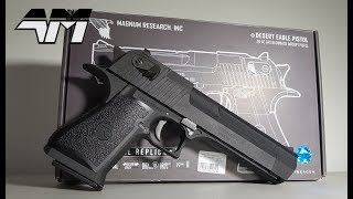 CYBERGUN DESERT EAGLE Fully Licensed  Full Metal  WE OEM  Airsoft Unboxing Review [upl. by Alverta195]