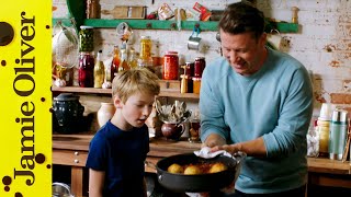 Ultimate Sausage Casserole  Keep Cooking Family Favourites  Jamie Oliver [upl. by Atiuqihs]