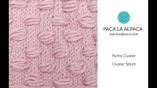 Cluster Knitting Stitch Pattern [upl. by Llerut129]