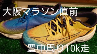 大阪マラソン直前 10km走 豊中市 大阪近鉄バファローズ [upl. by Asilanna]