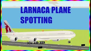 24hrs Plane Spotting at Larnaca Airport  Roblox Pilot Training Flight Simulator [upl. by Lesab]