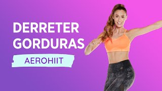 Aula de Ginástica  Derreta Gorduras com 20 min de AeroHIIT [upl. by Esiuqcaj]