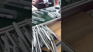 Undermount drawer slides production process  Furniture hardware shorts [upl. by Gnal305]