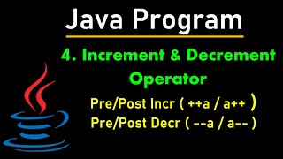 Increment and Decrement Operators Example in Java Hindi  Learn Coding [upl. by Demona]