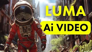 Luma Dream Machine is the Best Ai Video Generator  Tutorial  Free Ai Video [upl. by Ynnij]