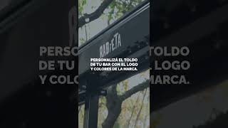 Personalizá el toldo de tu comercio con Toldos Ya [upl. by Tecil]