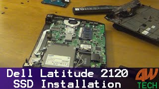 Dell Latitude 2120 SSD Installation [upl. by Baptiste]