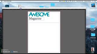 Creating Masthead in InDesign [upl. by Ahsieyt]