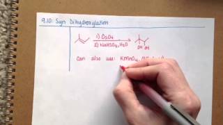 Syn Dihydroxylation [upl. by Strickler137]