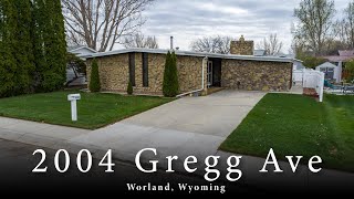 2004 Gregg Ave Home for Sale Worland WY [upl. by Cordeelia]