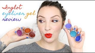 My Inglot AMC Eyeliner Gel collection amp rave review [upl. by Ailices]