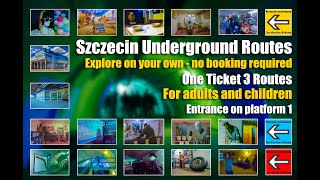 Attraction Touring Poland Szczecin City Underground Routes individually [upl. by Nell52]