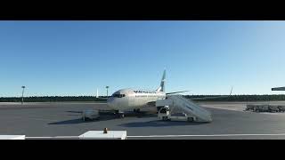 CYFI  Fort MacKay  Firebag Aerodrome  737700 Arrival [upl. by Ellehsram581]