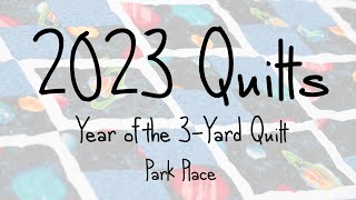 2023 Quilts  Park Place Quilt Top [upl. by Zora55]