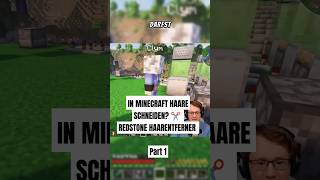 IN MINECRAFT HAARE SCHNEIDEN Ultimativer REDSTONE HAARENTFERNER  Black Friday ANGEBOT⚠️🛒minecraft [upl. by Maclaine61]