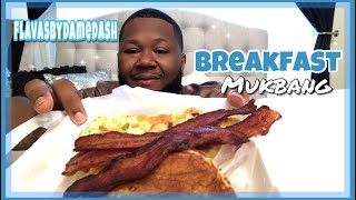 Breakfast omeletBaconPancakes🥞 Mukbang [upl. by Aelaza]