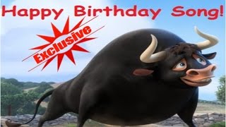 Ferdinand song  Ferdinand the bull song Happy Birthday Song [upl. by Enomrej883]