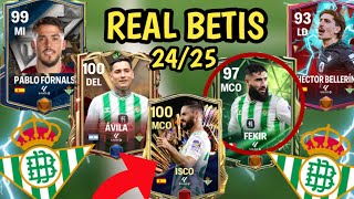 😱 CONSTRUYO EL MEJOR FULL REAL BETIS DEL FC MOBILE 24 fc24 [upl. by Etaner485]