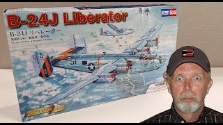 FIRST LOOK  132 Scale B24J Liberator from HobbyBoss [upl. by Aneryc]