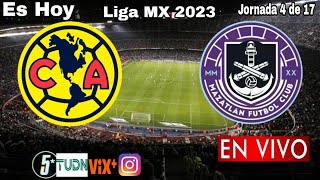 América vs Mazatlán en vivo donde ver a que hora juega América vs Mazatlán Liga MX 2023 [upl. by Claman951]