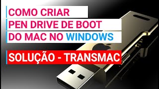 Como criar Pen Drive de Boot Do Mac No Windows [upl. by Esele]