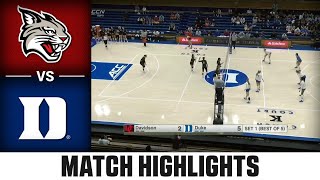 Davidson vs Duke Match Highlights  2024 ACC Volleyball [upl. by Salmon375]