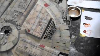 Discoloration Tutorial Part 5 for Millenium Falcon Weathering [upl. by Llertnauq938]