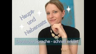 Hauptsatz und Nebensatz in der deutschen Sprache [upl. by Roberto]