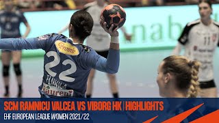 SCM Ramnicu Valcea vs Viborg HK  Highlights  EHF European League Women 202122 [upl. by Guinna864]