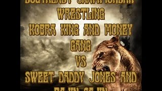 Kobra King and Money Gang vs Sweet Daddy Jones and Rajin Cajin SouthEast Championship Wrestling [upl. by Ahsikahs750]