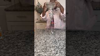 DIY Dollar Tree Glam Vase Centerpiece diy viral trending dollartree shorts [upl. by Haem725]