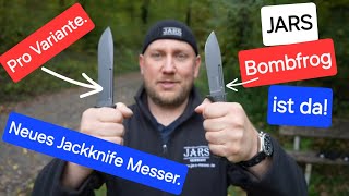 JARS BombfrogPro ist da Erste Präsentation von neuen Jackknife Messer BOMBFROG [upl. by Yrnehnhoj773]