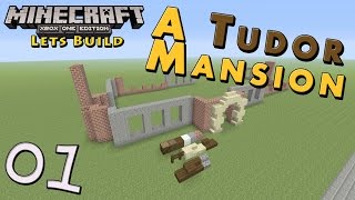 Minecraft  Lets Build A Tudor Mansion  E1 [upl. by Sefton]