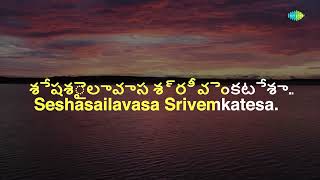 Sesha Sailavasa  Karaoke  Namo Venkatesha  Ghantasala [upl. by Soneson717]