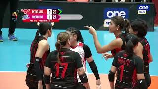 Petro Gazz SHOWS FIGHT in Set 2 vs Creamline 🔥  202425 PVL AllFilipino Conference [upl. by Analim]