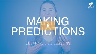 ULearn English School Intermediate  MAKING PREDICTIONS [upl. by Kiersten469]