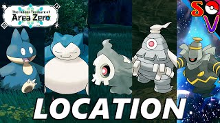 How to Catch Munchlax Snorlax Dusknoir and more in Pokémon Scarlet and Violet The Teal Mask [upl. by Prowel749]