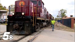 Fall train ride through Boston Mountains  Adventure Arkansas [upl. by Anastasio]