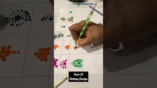 PART27How To Draw Dotting Designs dottingdesign dottingtools shorts [upl. by Divadnhoj]